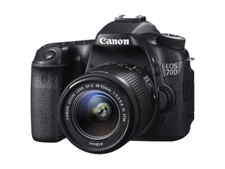 Canon EOS 70D 20.2MP DSLR Camera w/18-55 mm IS STM Lens - Black (8469B031)