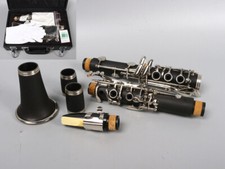 New Advance C key Clarinet Ebonite Wood Nickel Plated Key Two Barrels with Case