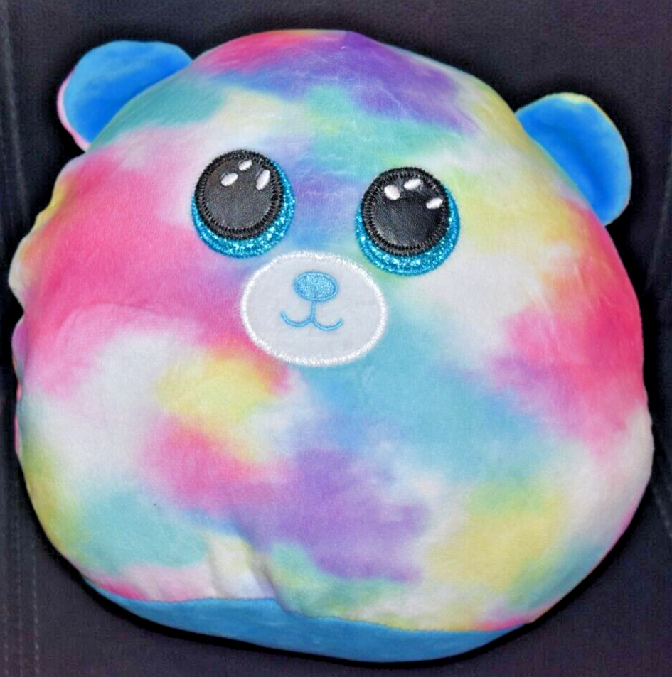 Ty SQUISH a BOO Plush Hope The TieDye Bear 8” 2021 eBay