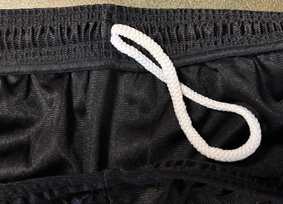 Nuevos Pantalones Cortos de Tela Dyesport Dazzle, Negros con Inserto Kelly y Hornets Dorados, XL Foto 4 de 4