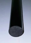 SOLID OPAQUE BLACK ACRYLIC PLEXIGLASS LUCITE ROD 1” DIAMETER 18” INCH LONG clear