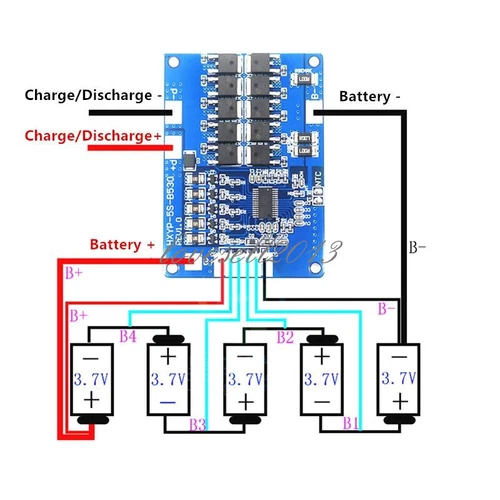 NEW 5S 30A 18V 21V 18650 Lithium Li-ion Battery BMS Protection Board w/Balance