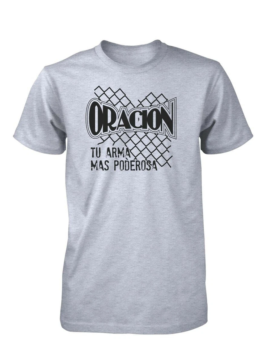 Aprojes Oracion Arma Poderosa Dios Lucha Camiseta Cristiana Para