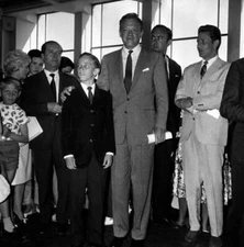 Director Fons Rademakers and young actor Reitze van der Linden at - Old Photo 1