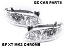 <!--F#f_0-->FOR Ford Falcon BF Mk2 XT Headlights Brand New PAIR SERIES 2 CHROME BF NEW<!--F/-->