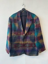 Vintage Attitudes Blazer Mens XL Multicolor Aztec Western Sport Coat Jacket 80s
