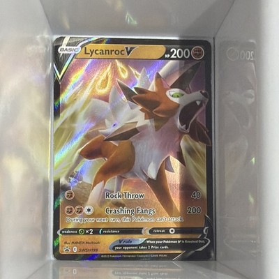 Pokémon TCG Lycanroc V SWSH199 Sword & Shield Promo Holo 200HP English 2022