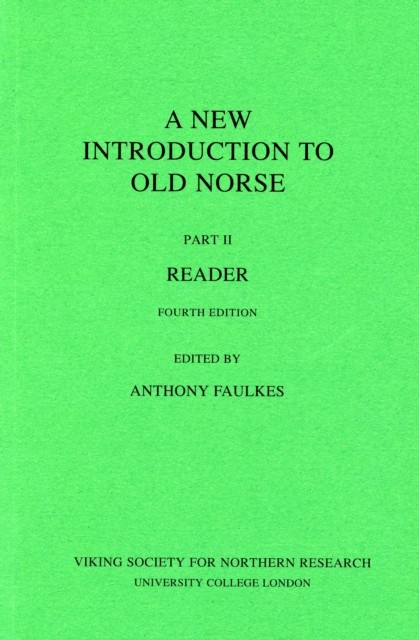 New Introduction To Old Norse
