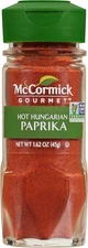 (Free Duty Tax) McCormick Gourmet Hot Hungarian Paprika, 1.62 oz
