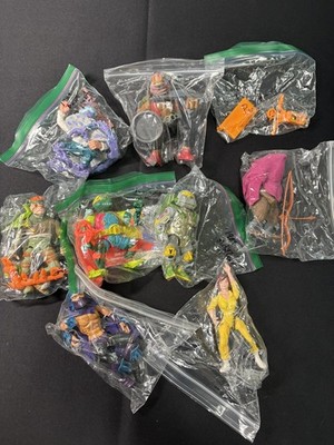 Teenage Mutant Ninja Turtles 1988-1989 Vintage Action Figures Lot of 8 plus acc.