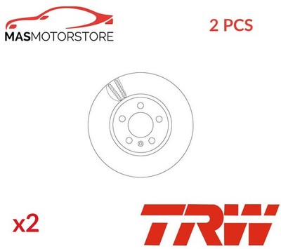 BREMSSCHEIBEN SATZ PAAR VORNE TRW DF6964 2PCS A FÜR SKODA SCALA,KAMIQ,FABIA IV