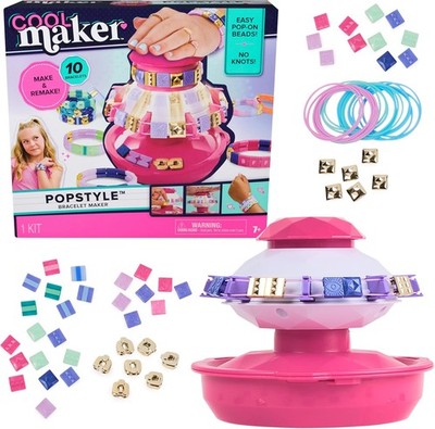 Cool Maker PopStyle Bracelet Making Kit 170 Beads Make 10 Bracelets