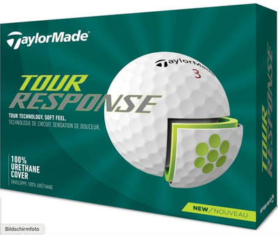 TaylorMade Golfball Tour Response im DZ (12 Stk.) weiß