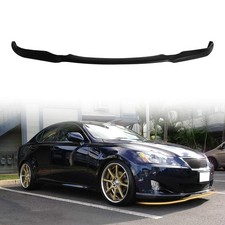 Front Bumper Lip Spoiler for 2006-2008 Lexus IS250 IS350 PU Unpainted Black