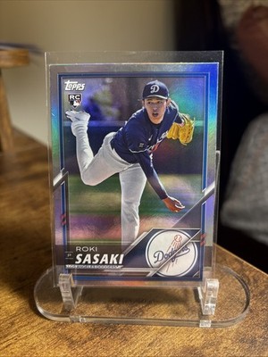 Roki Sasaki 2025 Topps Lids Mitchell & Ness Exclusive RC Foil #39 LA Dodgers