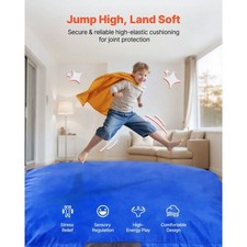 VEVOR Crash Pad, 5 x 5 ft Crash Pad for Kids Sensory with Foam Blocks and Wash