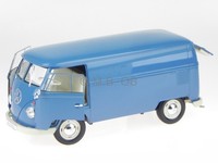 VW T1 Kastenwagen 1963 Blau Modellauto 18053 Welly 1:18