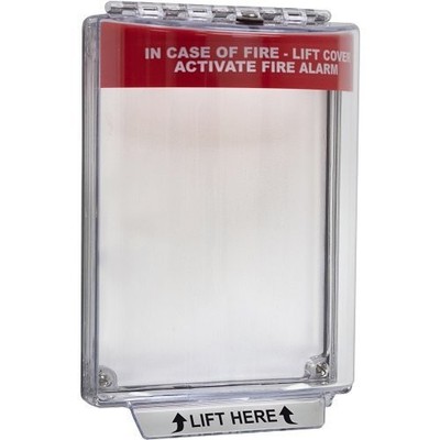 Safety Technology International  STI-13010FR Universal Stopper, Flush, Fire, Red