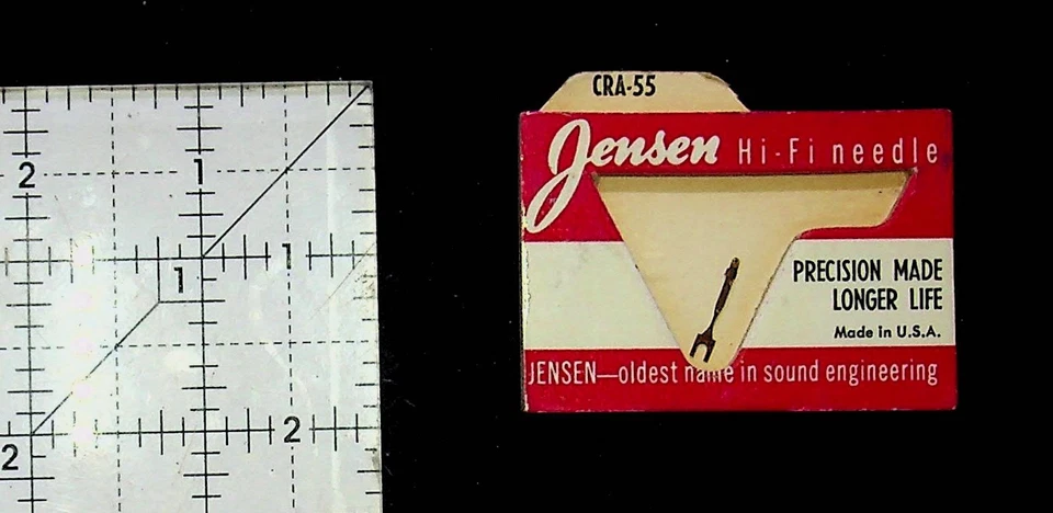 Vintage Jensen Hi-Fi Phonograph Needle CRA-55 NOS Precision USA - Image 2 of 4