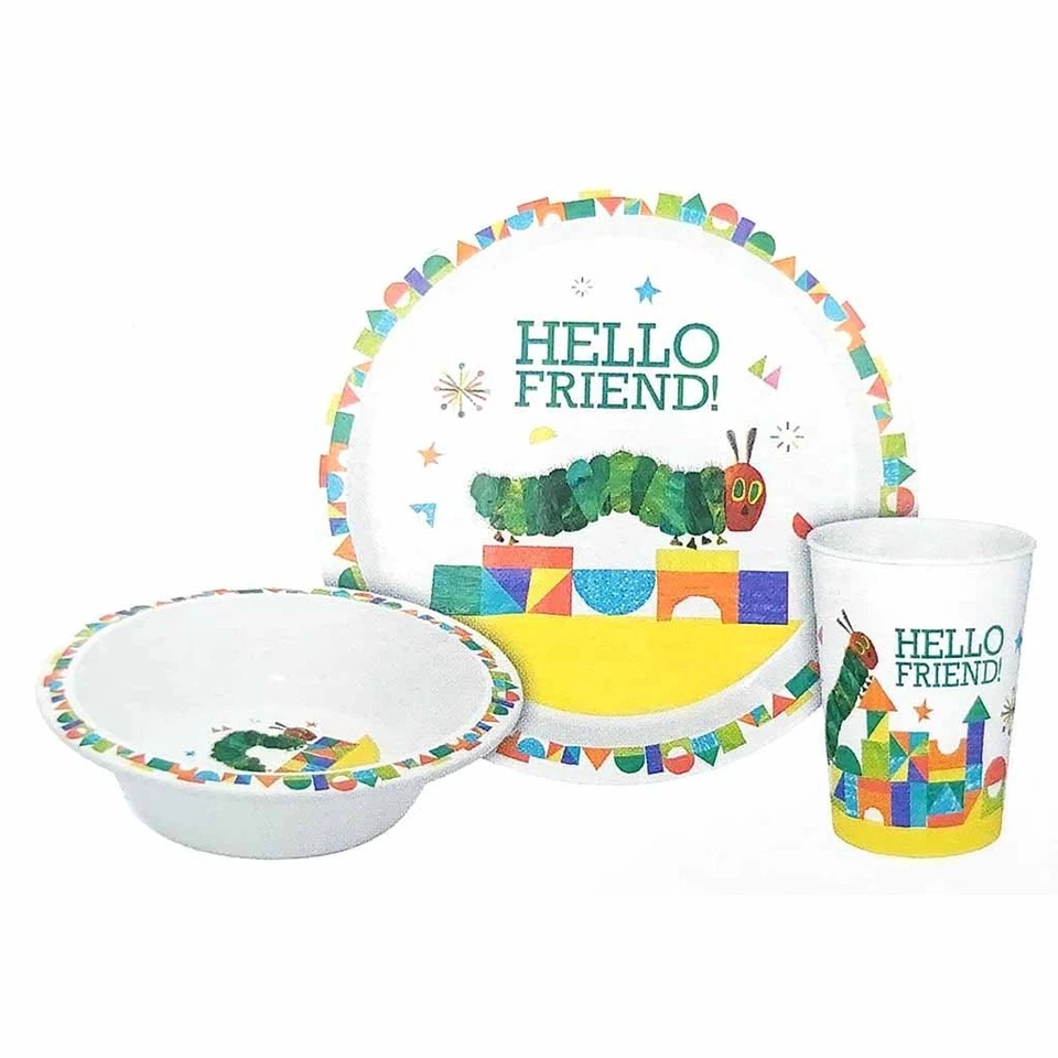 Kindergeschirr 3-teilig Raupe Nimmersatt - Bild 2 von 2