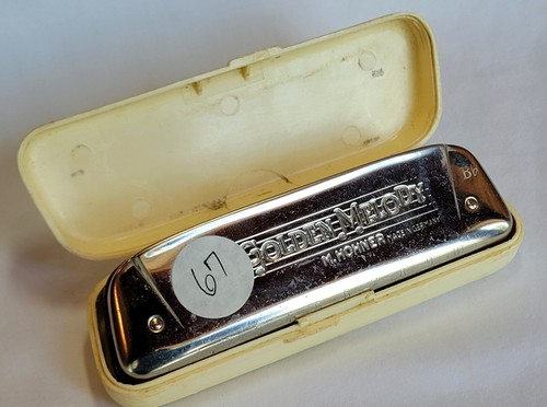 Sonny Terry Estate Harmonica - Item# 67 Hohner Golden Melody - Key of Bb