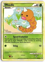 Weedle 69/95 HeartGold & SoulSilver Unleashed Common