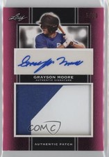 2019 Leaf Perfect Game National Showcase Pink 1/10 Grayson Moore Patch Auto 1ek2