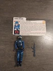 1983 Hasbro Gi Joe Cobra Officer Code Name the Enemy Action Figure w/ Card