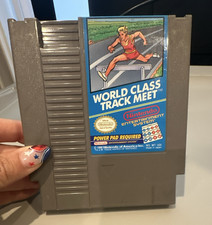 Nintendo World Class Track Meet NES Game Cartridge - Power Pad Req.