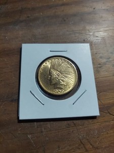 1909 10 Dollar Indian Head Gold Coin HIGH GRADE