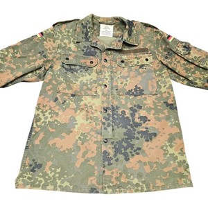 Bundeswehr Flecktarn Field Shirt Jacket 7 Camo Military Surplus Utility Outdoor