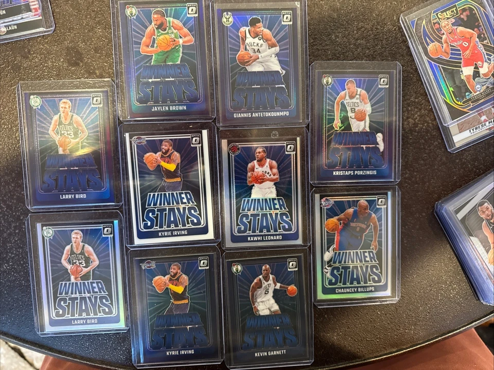 2024-25 Donruss Optic Winner Stays (10): Bird, Wade, Irving, KG…see photos - Image 2 of 4