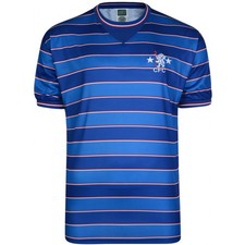 MENS RETRO REPLICA FC CHELSEA 1983/1985 HOME FOOTBALL SOCCER SHIRT JERSEY SIZE M