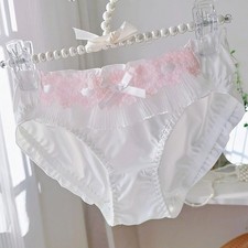 Japanese Sweet Girls Low Waist Panties Briefs Floral Cute Princess Underwear New