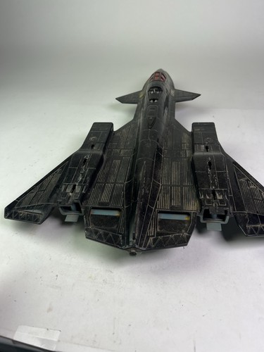 Vintage 1986 GI Joe Cobra Night Raven Black Jet Plane Incomplete Shell Only - Picture 4 of 8