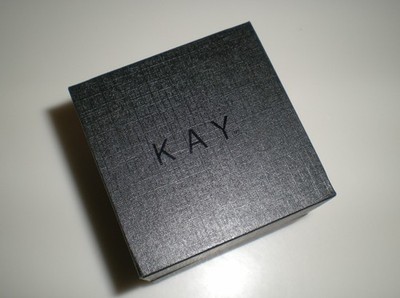 KAY Jewelers Empty Black Presentation RING Box  BRAND NEW!!