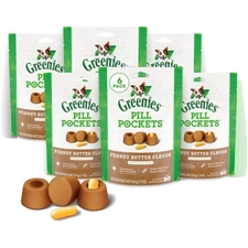 Soft Peanut Butter Pill Pockets for Easy Dog Medication – 180 Treats Total