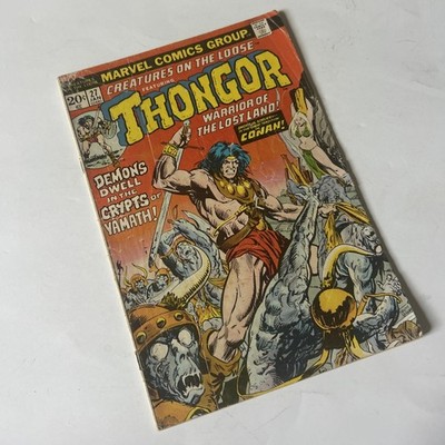 VTG 1974 Marvel Comics Creatures On The Loose #27 Thonger-Demons Dwell Crypts Ya