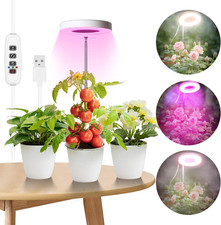 LED Grow Light Full Spectrum Plant Light for Indoor Plants Height Adjustable