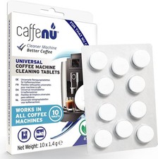 Image of Coffee Machine Cleaner Tablets 10 x 1.4g Uused Every 100 Cups Auto Bean to Cup &
