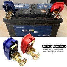 2x Batterieklemmen Polklemmen Batterie Klemmen KFZ Schnellverbinder Autobatterie