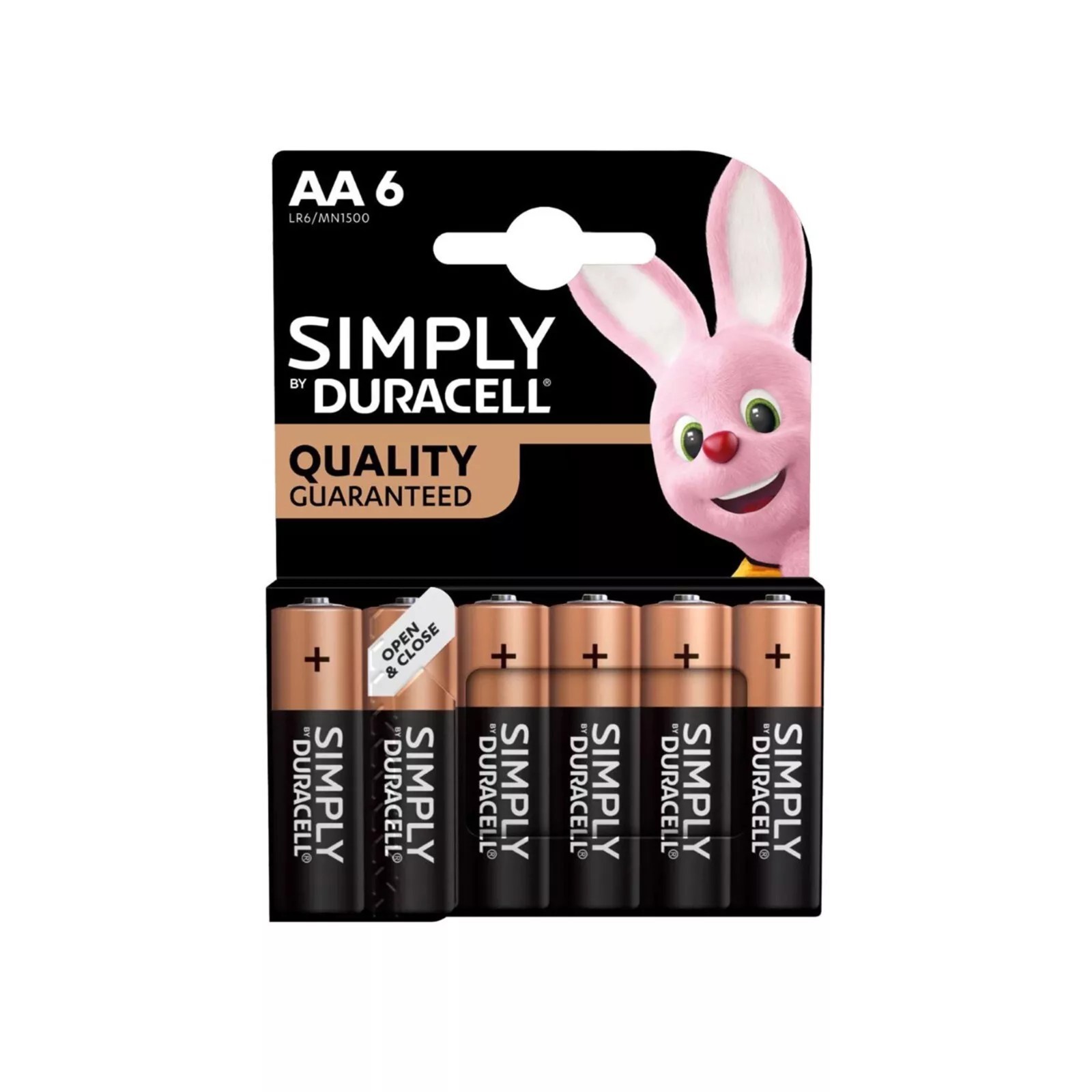 Duracell AA AAA Batteries Alkaline Simply Battery LR6, LR03, 10 Year Long Expiry