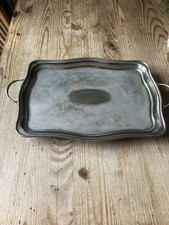 Antique English silver plated Tray Dating To 1912