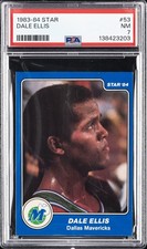 1983-84 STAR #53 DALE ELLIS PSA 7