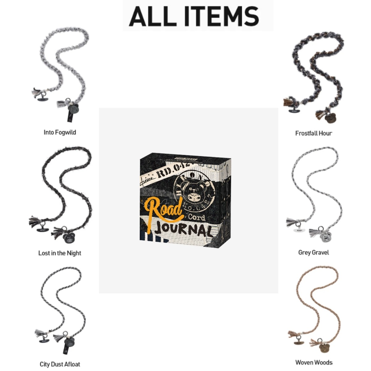 Authentic Hirono Road Journal Series Phone Lanyard Blind Box Confirmed Toy Gift