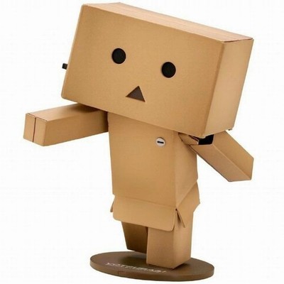 KAIYODO Revoltech Danbo Mini 8cm Toy Figure New Box Kaiyodo Danboard Yotsubato