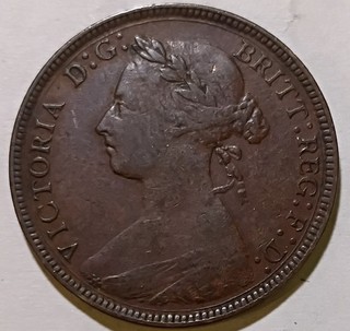 United Kingdom 1885 ½ Penny Victoria (1837 1901) 2nd Portrait 2nd Type