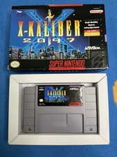 X-Kaliber 2097 Snes Super Nintendo Game Box Tested Authentic No Manual