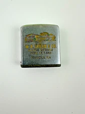 Vintage Zippo Tape Measure W.R. Taylor & Co Pensacola Florida 70 in