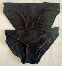 Victoria's Secret Bikini Panty Black Set of 2 M